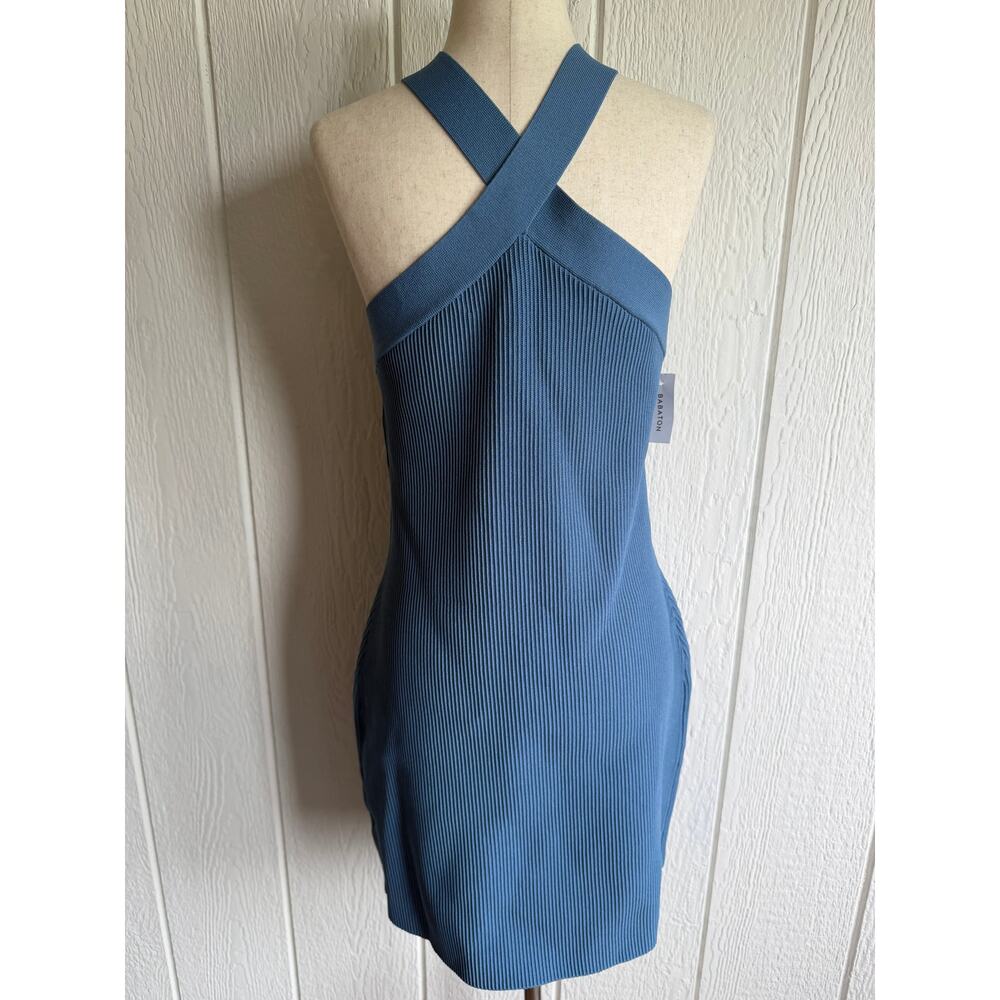 NWT Babaton Sculpt Knit Criss Cross Dress, XL $110 - Picture 8 of 9